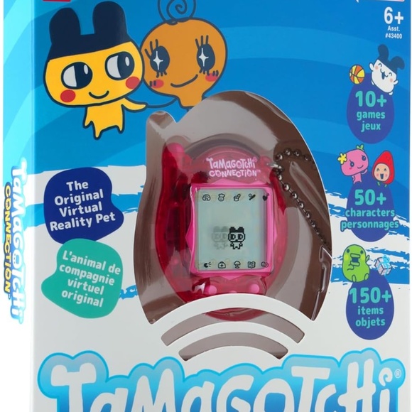 Tamagotchi Connection - Translucent Pink NO BOX / BATTERY - Picture 6 of 9